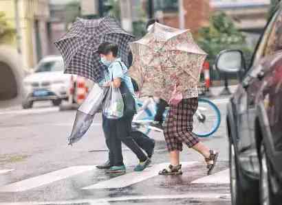 颱風“燦都”週邊猛烈風雨影響申城