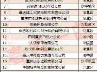 重慶25强企業：金科集團第一，金龍集團墊底，重慶農商銀行第11