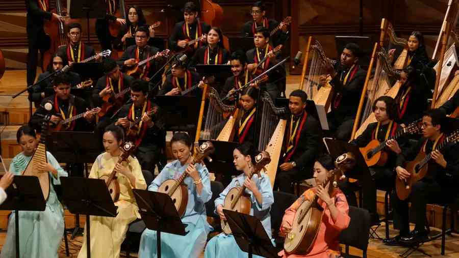 慶祝中國-委內瑞拉建交50周年音樂會現場。資料圖片.jpg