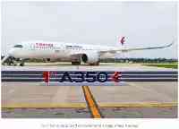 1st，A350飛機，中國製造！空客歡笑！