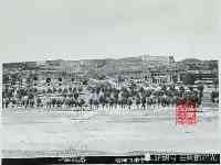 老照片：上世紀30年代山西大同的雲岡石佛寺（雲岡石窟）景象