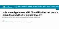 印度議員叫囂“該與中國開戰”，但又提醒一點不要做