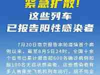 最新！涉及貴州2趟次，這些列車報告陽性感染者