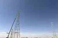 保供電安全140.4米！西北第一高輸電鐵塔完成組裝
